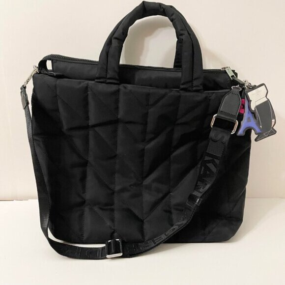 Karl Lagerfeld Paris Womens Voyage Tote Bag with Charms - Picture 3 of 16